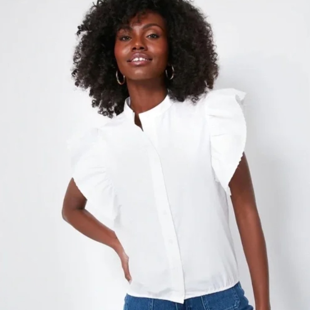 The SHIRT BY ROCHELLE BEHREN Black Spring Shirt Size S